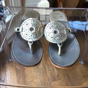 Jack Rogers Gold/Pewter Sandals